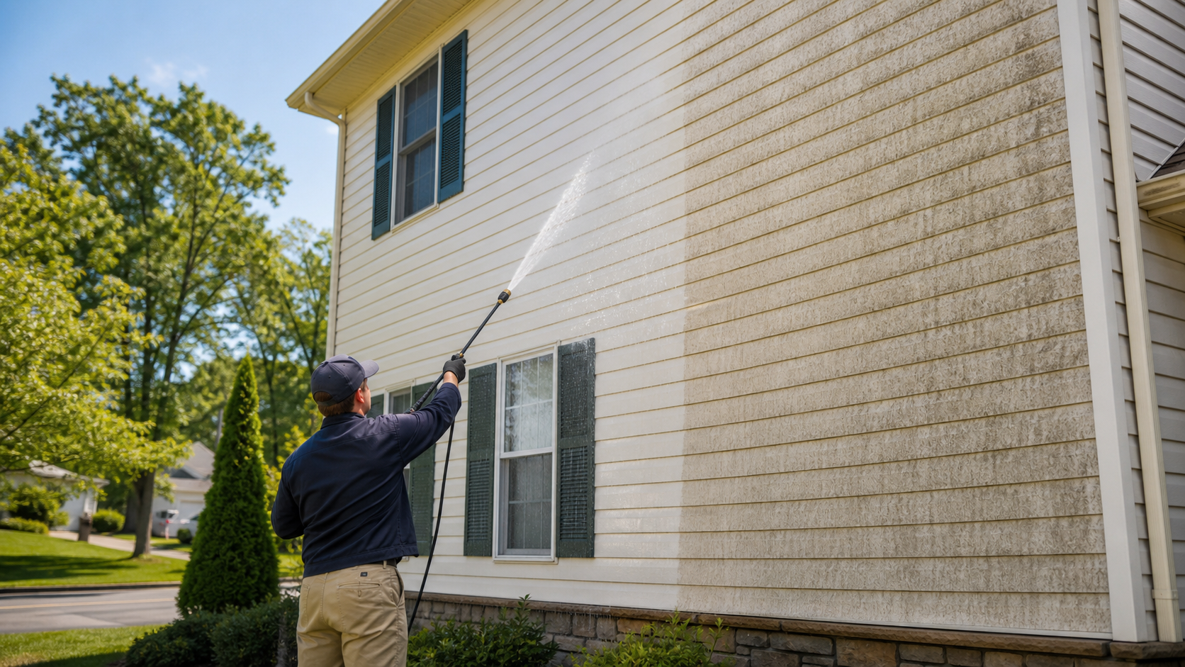 pressure washing vinyl siding